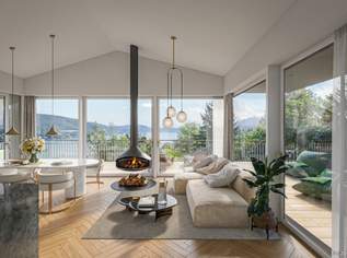 SEEERLEBEN - Traumhaftes Seeblick-Penthouse in Velden am Wörthersee, 1190000 €, Immobilien-Wohnungen in 9220 Oberjeserz