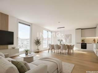 Premium-Anlageobjekt: Exklusiver 4-Zimmer-Erstbezug mit Terrasse und Klimaanlage, 683400 €, Immobilien-Wohnungen in 1120 Meidling