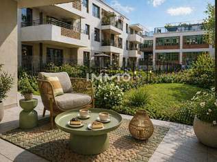 Ruhiger gartenseitiger Neubau-Erstbezug (provisionsfrei) mit großzügigen Freiflächen, 429000 €, Immobilien-Wohnungen in 1230 Liesing