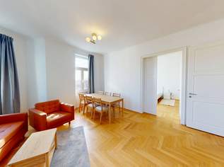 Eleganz & Wohnkomfort vereint! Vollmöblierte 3-Zimmer-Wohnung – All-inclusive – 6 Monate Befristung!, 1799 €, Immobilien-Wohnungen in 1030 Landstraße