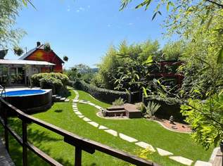 Wohnhaus mit wunderschönem Garten und Pool in erhöhter Lage!, 368000 €, Immobilien-Häuser in 7423 Gemeinde Pinkafeld Wohnhaus mit wunderschönem Garten und Pool in erhöhter Lage!, 368000 €, Immobilien-Häuser in 7423 Gemeinde Pinkafeld