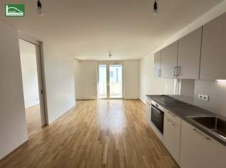 Hochwertige Neubau-Wohnung mit sonnigem Balkon nahe Gewerbepark Stadlau und Kagraner Platz in Ruhelage. - WOHNTRAUM, 800.3 €, Immobilien-Wohnungen in 1220 Donaustadt