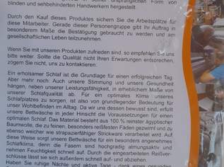 2 nagelneue Bettwäscheset vom Blindenverein 2 nagelneue Bettwäscheset vom Blindenverein