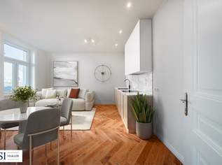 Nachhaltig mit Charme - Eleganter Altbauflair mit südwestseitiger Loggia bei zukünftiger U2, 468000 €, Immobilien-Wohnungen in 1050 Margareten