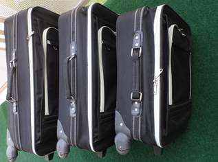 REISEKOFFERSET Schwarz 3-teilig zum Reisevergnügen REISEKOFFERSET Schwarz 3-teilig zum Reisevergnügen