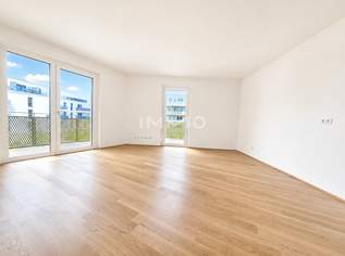 Erstbezug im Hirschfeld: 3-Zimmer-Wohnung mit 26 m² Balkon, Parkblick & nachhaltigem Wohnkomfort, 396000 €, Immobilien-Wohnungen in 1210 Floridsdorf