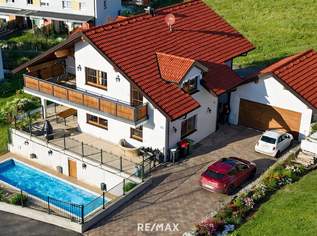 Modernes Einfamilienhaus mit Einliegerwohnung, Pool & hochwertiger Ausstattung in Eggelsberg nahe Salzburg, 840000 €, Immobilien-Häuser in 5142 Eggelsberg