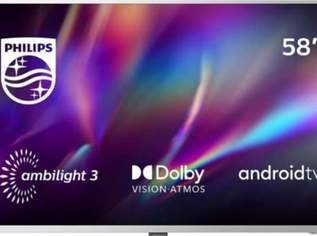 Philips Ambilight 58" SMART LED-TV + Soundbar, 700 €, Marktplatz-Kameras & TV & Multimedia in 1100 Favoriten