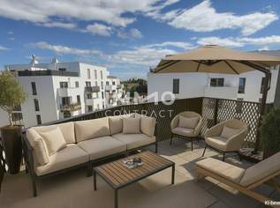 Preis jetzt sichern: 2 Zimmer mit tollem Balkon – provisionsfreier Erstbezug!, 274000 €, Immobilien-Wohnungen in 1210 Floridsdorf