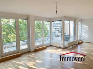 Dachgeschosswohnung mit Klimaanlage, Terrasse, Dachterrasse und Weitblick, 3019 €, Immobilien-Wohnungen in 1050 Margareten