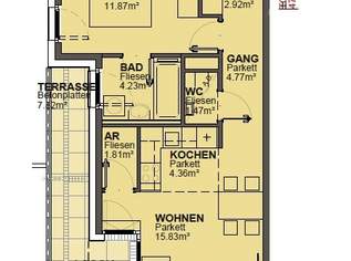 2 Zimmer mit 10m² Terrasse - nähe Marchfeldkanal, 837.36 €, Immobilien-Wohnungen in 1210 Floridsdorf