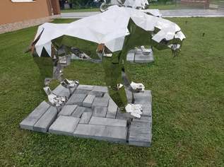 Stainless steel sculpulture in live size, 2500 €, Marktplatz-Antiquitäten, Sammlerobjekte & Kunst in Slowakei