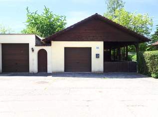 Grünes Paradies in Stadtnähe: 2 Garagen + Wohnwagencarport + Keller + 4 Stk. Parkplätze + beheizbarer Abstellraum mit Dusche und WC, 165000 €, Immobilien-Häuser in 4523 Neuzeug