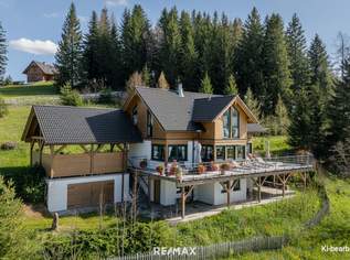 Einfamilienhaus in absoluter Ruhelage bei Modriach – 3.130 m² Grundstück, große Terrassen & Erdwärmepumpe, 1175000 €, Immobilien-Häuser in 8583 Modriach