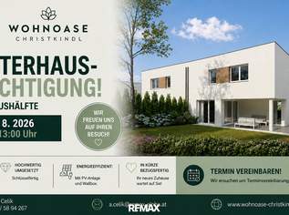 LETZTE EINHEIT! GEFÖRDERTES DOPPELHAUS mit Keller I WOHNOASE CHRISTKINDL Haustyp 3 I Haus 3 C, 644000 €, Immobilien-Häuser in 4400 Garsten Nord LETZTE EINHEIT! GEFÖRDERTES DOPPELHAUS mit Keller I WOHNOASE CHRISTKINDL Haustyp 3 I Haus 3 C, 644000 €, Immobilien-Häuser in 4400 Garsten Nord