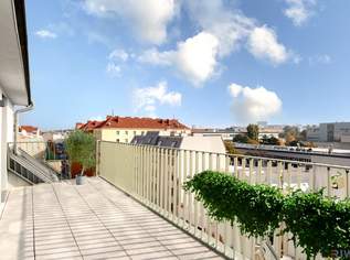 JETZT PROVISIONSFREI | ERSTBEZUG mit ca. 14 m² TERRASSE | 4-Zimmer Dachgeschoss | TG-Stellplatz optional | Nachhaltiges Wohnbauprojekt, 890400 €, Immobilien-Wohnungen in 1120 Meidling