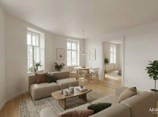 Belagsfertige 3-Zimmer-Wohnung in Herstellung, 600000 €, Immobilien-Wohnungen in 1180 Währing