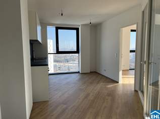 ERSTBEZUG! WG-geeignete 4 Zimmer Wohnung mit Einbauküche im 18.OG!, 1390.01 €, Immobilien-Wohnungen in Oberösterreich