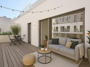 ERSTBEZUG | Neubaujuwel im 7. Bezirk: 2 Zimmer, Balkon & Miele-Küche, 1799 €, Immobilien-Wohnungen in 1070 Neubau