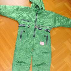 Knabenbekleidung-Unisexmode, Schioverall, Gr.116/122, Schioverall grün, 110 €, Kindersachen-Kindermode in 9761 Amberg