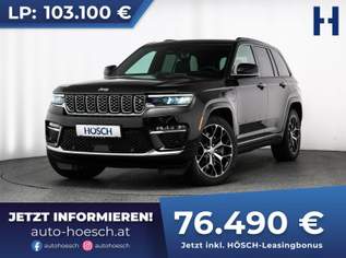 Grand Cherokee 4xe PHEV Summit Reserve HIGH-END VOLLAUSSTATTUNG, 79990 €, Auto & Fahrrad-Autos in 4061 Pasching Grand Cherokee 4xe PHEV Summit Reserve HIGH-END VOLLAUSSTATTUNG, 79990 €, Auto & Fahrrad-Autos in 4061 Pasching