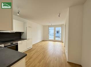 Moderne Architektur trifft Ruhe: 2-Zimmer-Wohnung im Grünen mit Top-Stadtanbindung!, 959 €, Immobilien-Wohnungen in 1210 Floridsdorf
