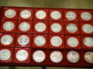 Komplett-Set: Silbermünzen zu 100 Schilling (1974 - 1979) 24 Stk. PP  