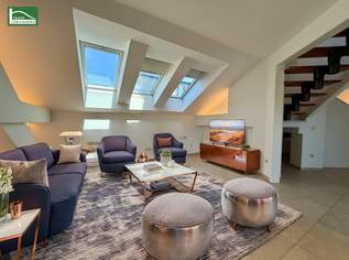 Exklusive 4-Zimmer-Dachgeschoss Maisonette Wohnung mit Terrasse und Aufzug direkt ins Penthouse — 1060 Wien. - WOHNTRAUM, 4412.54 €, Immobilien-Wohnungen in 1060 Mariahilf