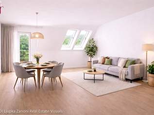 Attraktive 2-Zimmer-Neubauwohnung mit Balkon im 1. Dachgeschoss – ruhige Anlage mit 7 Einheiten, 287000 €, Immobilien-Wohnungen in 1110 Simmering