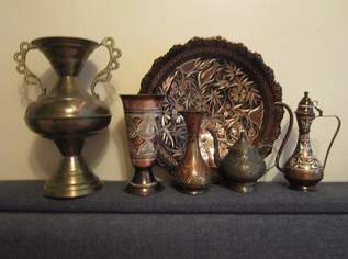 Diverse Messing / Kupfer Deko - Vase, Teller, Kanne, etc. siehe Text / Bilder, 15 €, Haus, Bau, Garten-Geschirr & Deko in 1100 Favoriten Diverse Messing / Kupfer Deko - Vase, Teller, Kanne, etc. siehe Text / Bilder, 15 €, Haus, Bau, Garten-Geschirr & Deko in 1100 Favoriten
