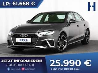 A4 40 TDI S-LINE HEAD-UP ACC ASSISTENZ R-KAM ++, 27490 €, Auto & Fahrrad-Autos in 2512 Katastralgemeinde Tribuswinkel