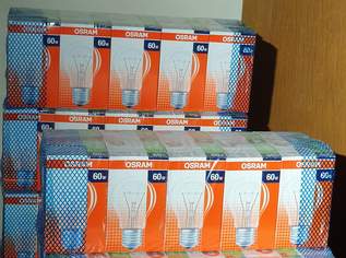 Glühbirnen 60W klar e27 OVP, 11 €, Haus, Bau, Garten-Geschirr & Deko in 1210 Floridsdorf