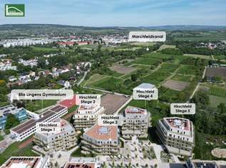 Sie werden es lieben – durchdachte Grundrisse mit Freiflächen im Grünen – Niedrig-Energie-Standard, 286400 €, Immobilien-Wohnungen in 1210 Floridsdorf