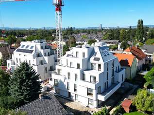 Herbstaktion! Coming home...! Lebens(t)raum Erfüller - Klimaaktiv Bronze! 3 Zimmer + Riesiger Balkon + Luftwärmepumpe und Solaranlage + Grün- und Ruhelage + Garage! Wiens schönste Wasser-Platzl ums Eck!, 323135 €, Immobilien-Wohnungen in 1220 Donaustadt