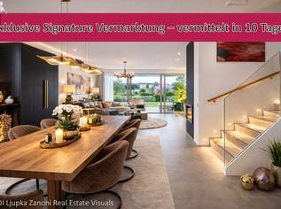 Möbliertes Designer-Doppelhaus mit Spa & Pool nahe Wien, 1690000 €, Immobilien-Häuser in 2380 Gemeinde Perchtoldsdorf