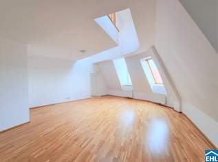 SERVITENVIERTEL - Wunderschöne Dachgeschoss-Wohnung mit eigener Terrasse + Garagenstellplatz, 2749 €, Immobilien-Wohnungen in 1090 Alsergrund