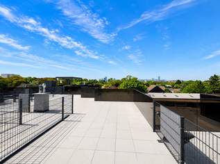 Luxury Living! Penthouse mit knapp 30qm Dachterrasse! Skyline und Kahlenberg Blick! Garage! U2!, 1995 €, Immobilien-Wohnungen in 1220 Donaustadt