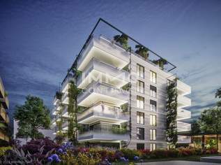 Provisionsfrei: 4. Etage mit Weitblick - Luxuriös Wohnen im exklusiven Prachtgarten, 450000 €, Immobilien-Wohnungen in 1100 Favoriten