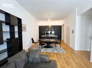 Stilvolle 2-Zimmer-Wohnung mit Balkon und Garagenstellplatz in Top-Lage, 620000 €, Immobilien-Wohnungen in 1050 Margareten