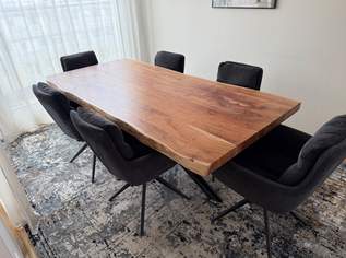 hochwertige Essgruppe Zeus Massivholz Akazie hochwertige Essgruppe Zeus Massivholz Akazie