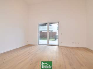 Perfekt aufgeteiltes Büro mit riesigen Raumhöhen in Hofruhelage mit Garten auf Eigengrund - bei U1 - JETZT ANFRAGEN, 439000.29 €, Immobilien-Gewerbeobjekte in 1220 Donaustadt