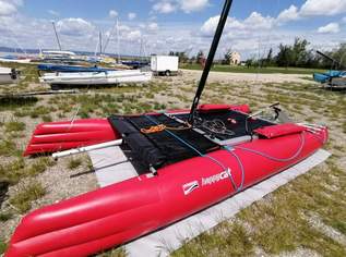 Katamaran Grabner Happy Cat Hurricane mit Carbonmast inkl. Zubehör