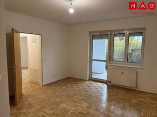 Bezaubernde 2-Raum Wohnung mit Terrasse u. kleinem Garten in idyllischer Grünlage - Top-Infrastruktur! Ab SOFORT zu beziehen!, 709.3 €, Immobilien-Wohnungen in Oberösterreich