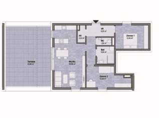 Wohnen in Graz Geidorf - Exklusive Eigentumswohnung (73m²) mit Terrasse in bester Lage! Provisionsfrei, 628504 €, Immobilien-Wohnungen in 8010 