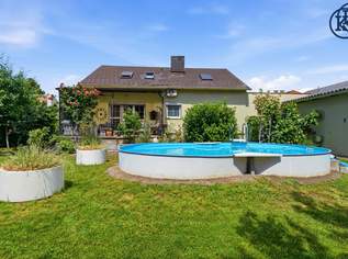 Einfamilienhaus mit großem Garten, sehr guter öffentlicher Anbindung und ausgezeichneter Infrastruktur in der Nähe des Badesees., 565000 €, Immobilien-Häuser in 2514 Katastralgemeinde Oeynhausen