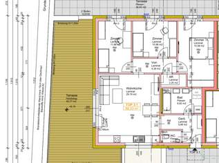 BESTER PREIS !! wunderschöne 4 Zimmer Wohnung mit Terrasse, 299000 €, Immobilien-Wohnungen in 2293 Marchegg