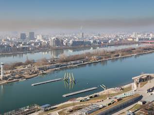 ATEMBERAUBENDER FERNBLICK RICHTUNG KAHLENBERG | Danube Flats | 25. Stock | Erstbezug | Erwerb als Anleger oder Eigennutzer möglich, 599900 €, Immobilien-Wohnungen in 1220 Donaustadt