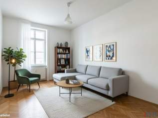 HOFLAGE mit GRÜNBLICK | 3. Stock | Sanierungsbedürftiger Altbau | Bewilligte Planung inkl. bewilligtem Balkon | Nähe Einsiedlerpark, U4 Margaretengürtel, künftiger U2-Station Reinprechtsdorfer Straße, 189000 €, Immobilien-Wohnungen in 1050 Margareten