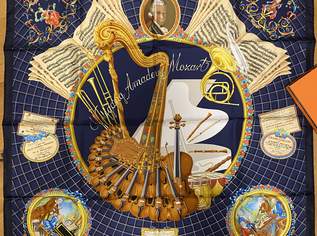 Hermes Carrè Hommage an Mozart , 429 €, Kleidung & Schmuck-Damenkleidung in 4490 Sankt Florian