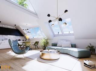 Dachtraum (Top 26), 6 Zimmer, Erstbezug, Erstklassige Ausstattung, in zentraler Lage, Wiedner Hauptstraße 70, 2456000 €, Immobilien-Wohnungen in 1040 Wieden